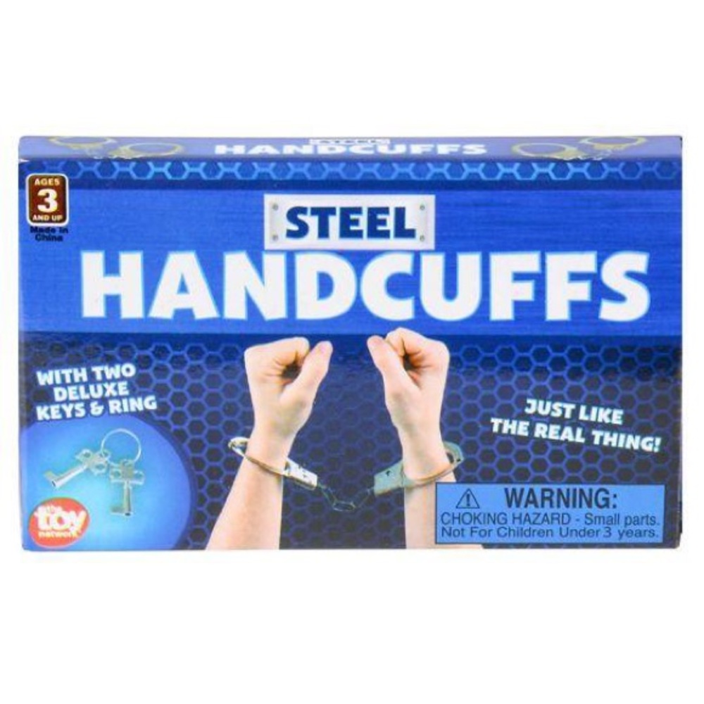 Metal toy handcuffs